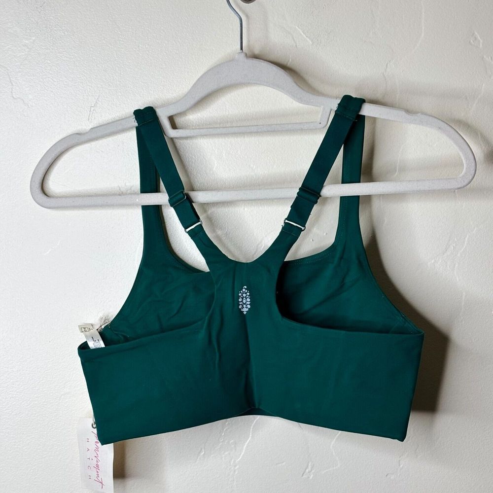 Free People Movement x HATCH Maternity Bra Sz. XS Green Never Better Square Neck - Picture 3 of 4
